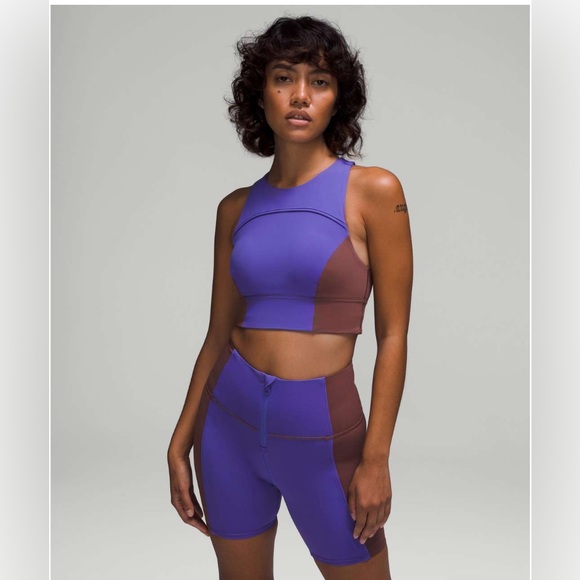 Lululemon Hike to Swim Bra in Charged Indigo / Dark Oxide / Charged Indigo - Picture 1 of 9
